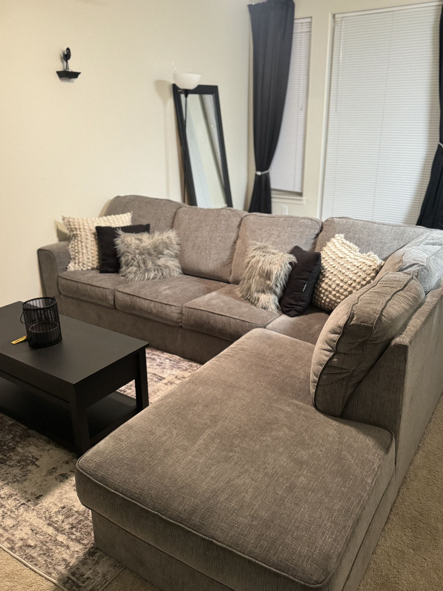 Grey L Sectional 