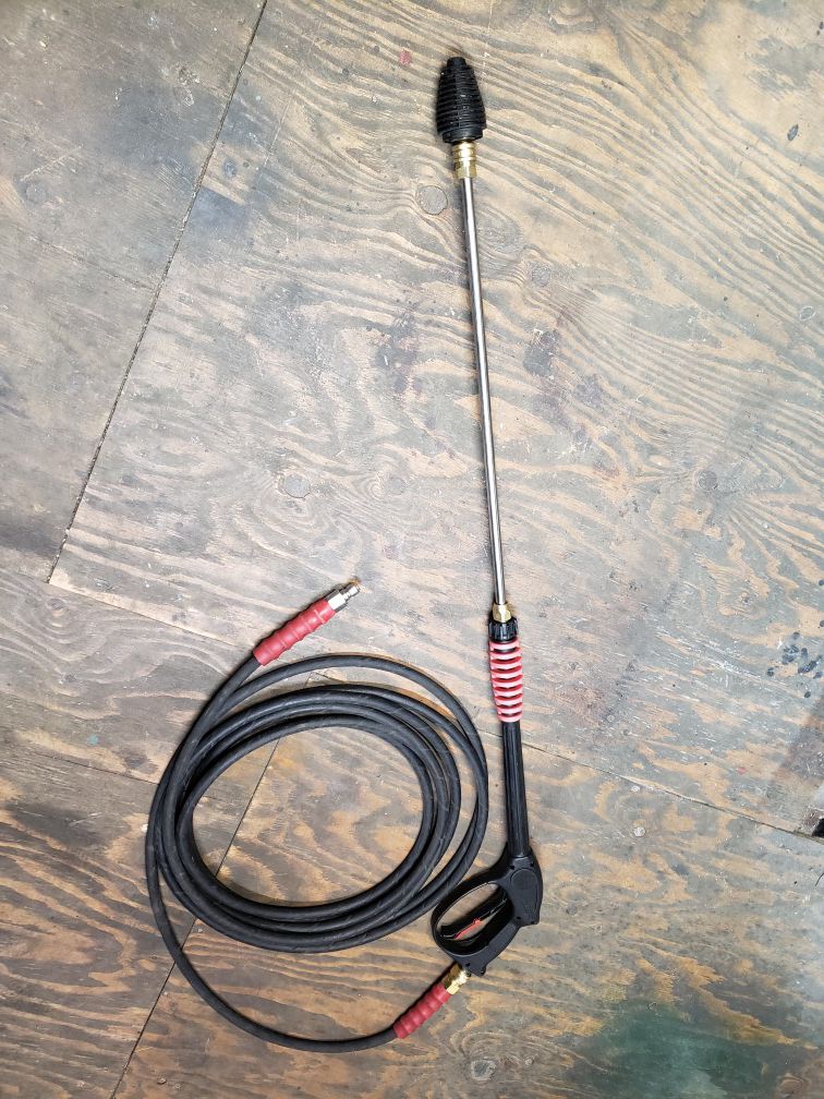 Pressure Washer Wand 4 foot 3600 psi With Bumble Bee Head + 25 ' Hose