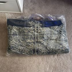 Supreme Bandana Jacquard Denim Hooded Work Jacket