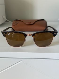 Ray-ban Clubmaster Classic Havana rose gold