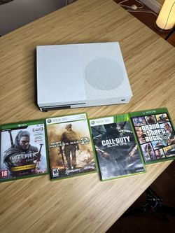 Xbox 1 S With Games