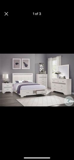 Platform Queen Bed with Draws