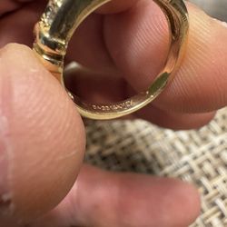 14ksolid gold pinky ring  small size 3.90 grms firm