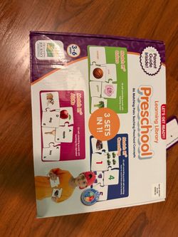 Preschool learning puzzles