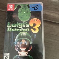 Luigi Mansion 3 Nintendo Switch 