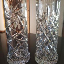Czechoslovakia crystal candle holder