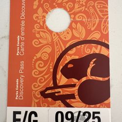Discovery Pass For Parks Canada
