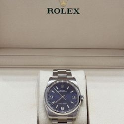 2015 Rolex 36mm Oyster Perpetual Blue Dial 