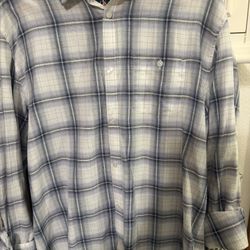 Calvin Klein L Men’s Collared Dress Shirt 