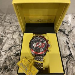 Brand New Never Used NFL Buccaneers Invicta Watch