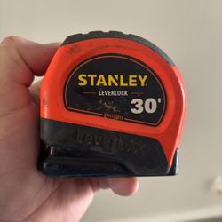Stanley Lever 30ft Lever lock Measuring Tape 