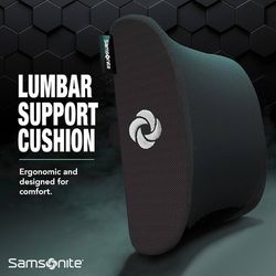 SAMSONITE Lumbar Support Pillow For Office Chair and Car Seat$7.99