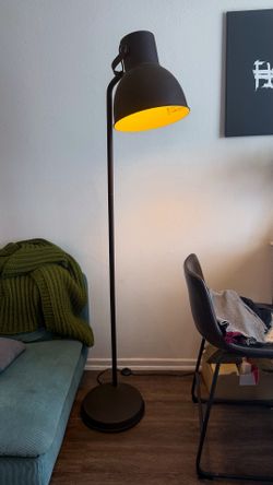 IKEA Modern Black Floor Lamp – Excellent Condition