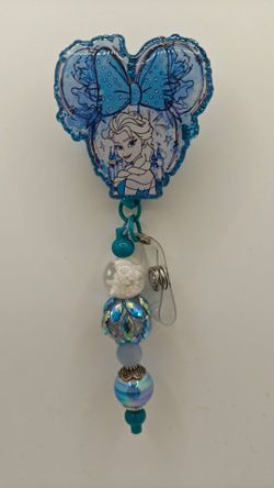 Princess Elsa Slide On Badge Reel