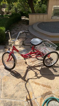 Red adult Trike