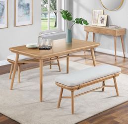 Better Homes & Gardens Springwood Dinning Table 60” - Natural Wood
