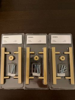 IKEA Gribbol Brass Handles