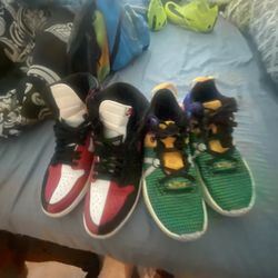 jordan 1’s and lebron 10’s