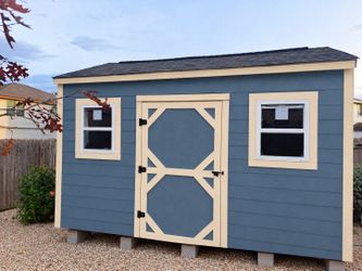 10x14 storage shed included 2 windows 2 shelves