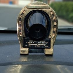 VTG. HORSESHOE PEN HOLDER ● National Sign Co. ● Promo Desk Decor ● Mid Century Dating to the 1950's-1960's....asking $25.00