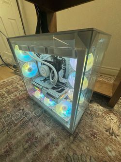 Custom White Gaming PC — Ryzen 7 9800X3D / RX 9070 XT / 32GB RAM / 2TB SSD — $1,900