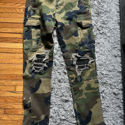 Amiri Size 31 Or 32 Camo Pants 