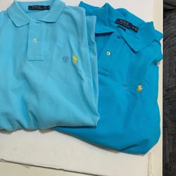 Two New Mens Polo Shirts XL
