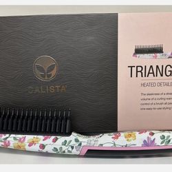 New - Calista TrianglPRO Heated Hair Detailer Brush
