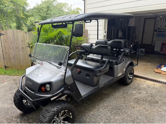 2016 EZGO Express L6 six passenger Gas golf cart