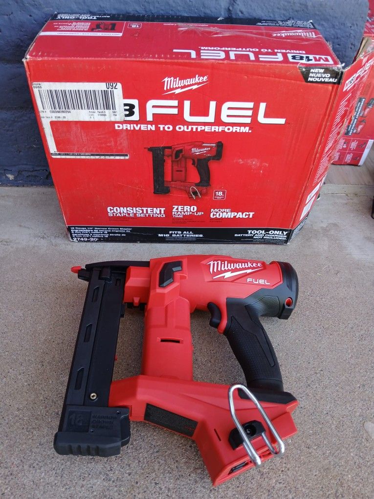 NARROW CROWN STAPLER MILWAUKEE TOOL ONLY