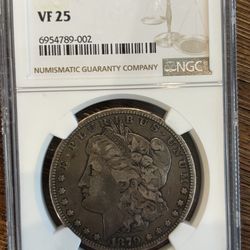 1879-CC Morgan Silver Dollar – NGC Certified – Carson City