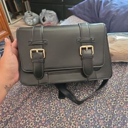 ECOSUSI Leather Shoulder Messenger Bag