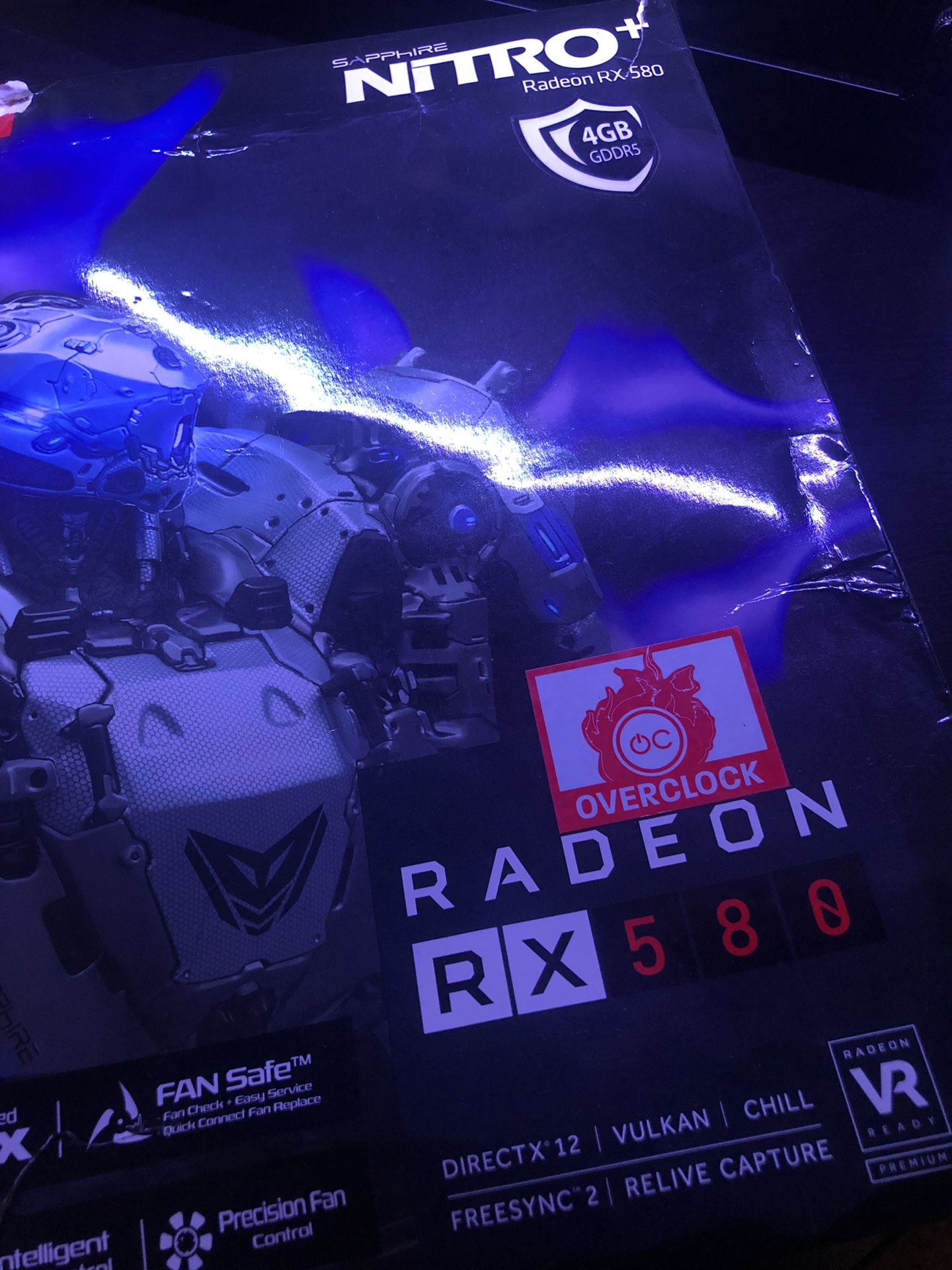 Radeon RX580 ( Sapphire NitRo+ )
