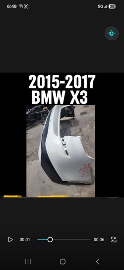 2015/2016/2017 Bmw X3 Rear Bumper Cover