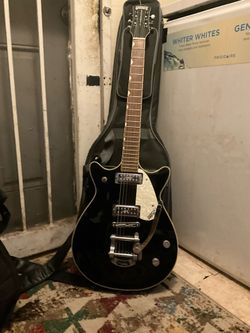 Midnight, blue double wing Gretsch