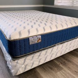 California King Size Supreme Orthopedic Mattress And Boxspring 