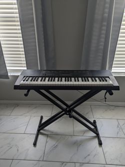 Casio CTK-2080 61-Key Keyboard + Stand, Adapter & Manual