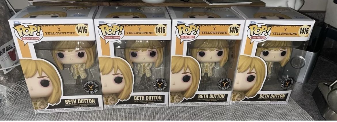 Funko Pop! Yellowstone Exclusive BETH DUTTON #1416, Brand New