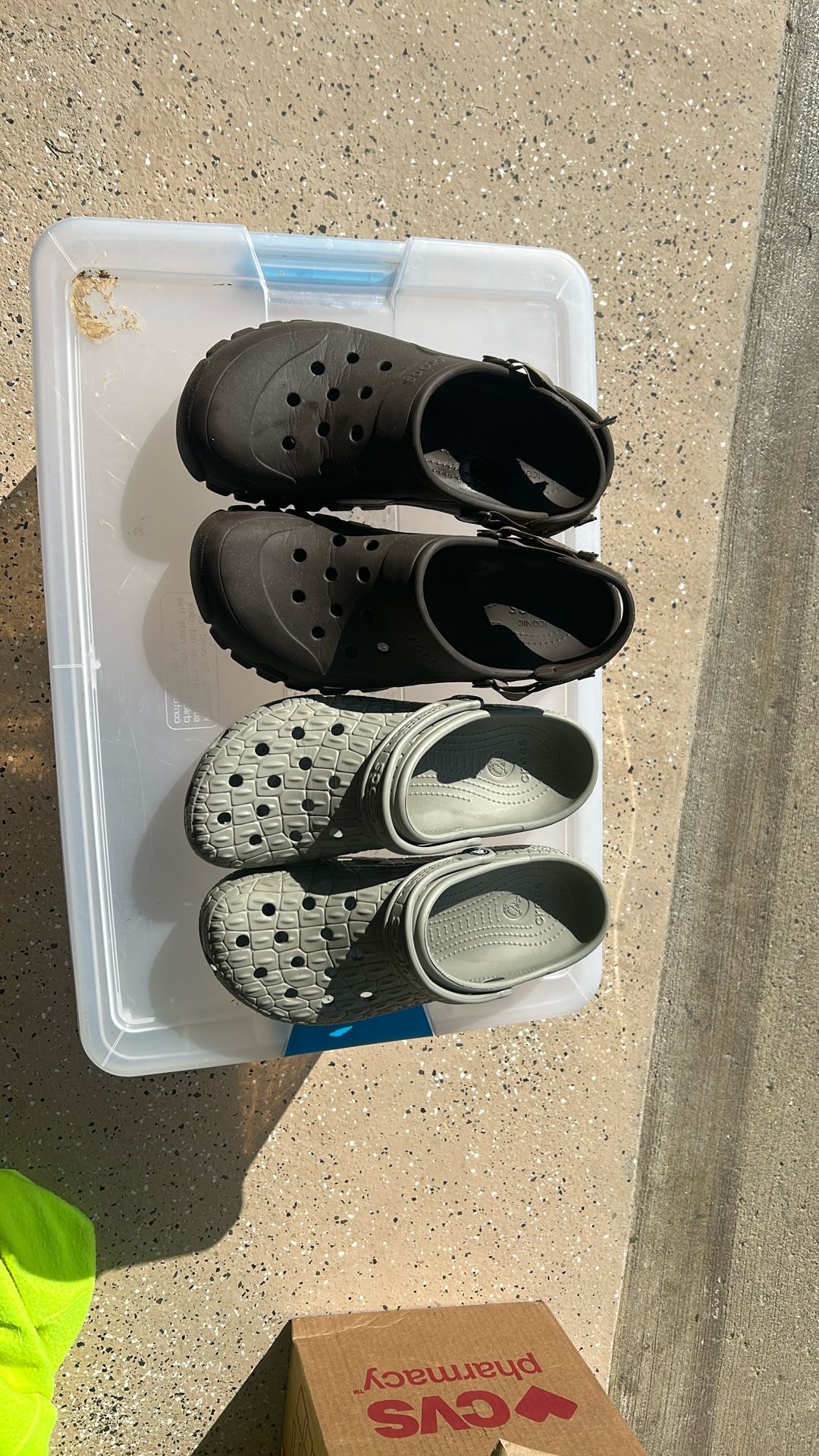 Men’s Crocs- Both Pairs Size 12 Mens- 2 Pair