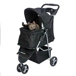 Foldable Cat and Dog Stroller