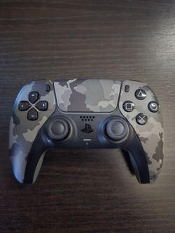 Grey Camo PS5 DualSense Wireless Controller