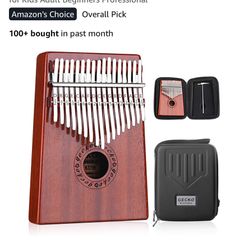 GECKO Kalimba 17 Keys Thumb Piano