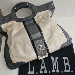 L.A.M.B. Large Clutch Purse With Wallet Please Don't Waste My Time