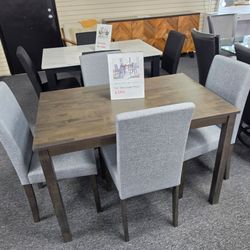 5-Piece Dining Table Set with 4 Chairs 🚚WE DELIVER🚚