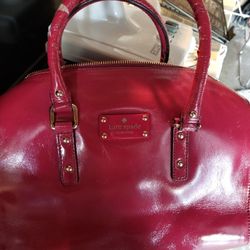 Kate Spade Melinda Flicker Fuchsia Patent Satchel Purse