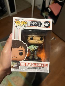 The Mandalorian (with grogu) Star Wars Funko Pop