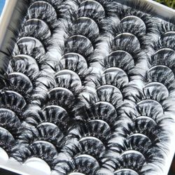 NEW 20  FALSE EYELASHES - DIFFERENT STYLES IN ONE PACK 