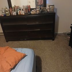 Dresser  With 2 Night Stands Not Bad Looking