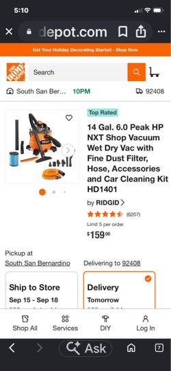Vaccum 14gallon