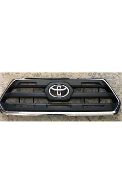 2017 Toyota Tacoma Black And Chrome oem stock grill